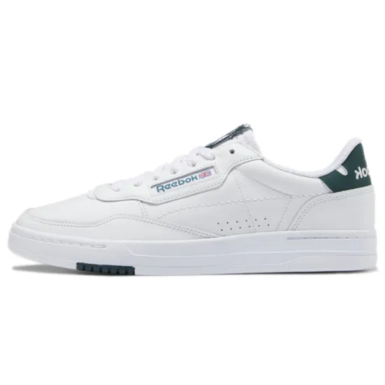 Reebok Court Peak Skateboarding Shoes Unisex Low-top White/green