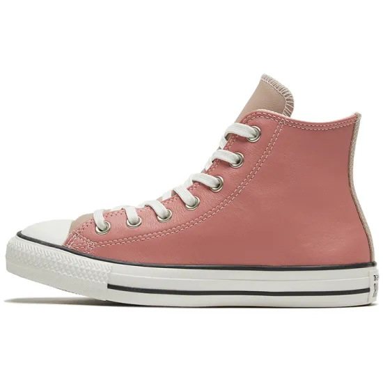 Converse Chuck Taylor All Star Hi Leather Neutral Tones Silt Red Rose