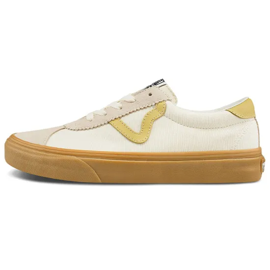Vans Sports Skateboarding Shoes Unisex Low-top Beige/Yellow