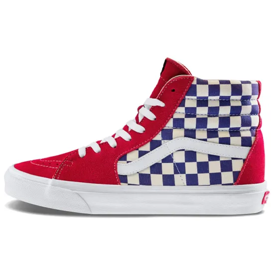 Vans Sk8-Hi BMX Checkerboard True Blue Red
