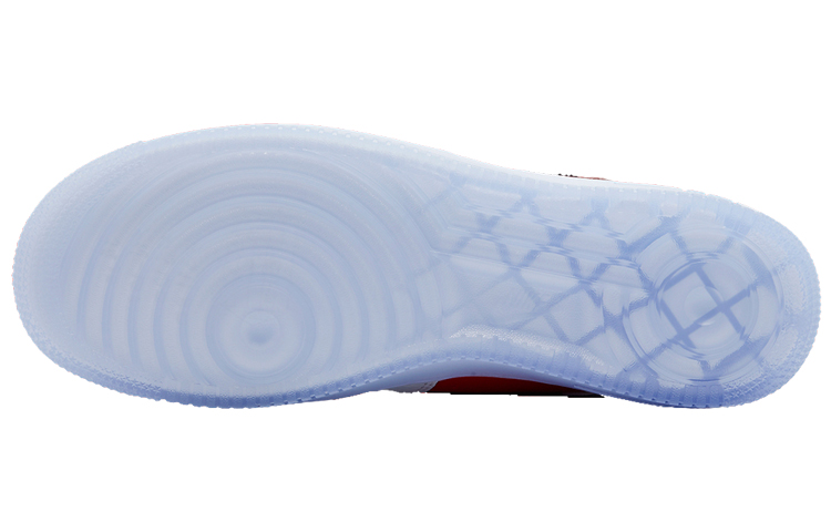 Nike Air Force 1 Low White Red Black (Icy Soles) - 6