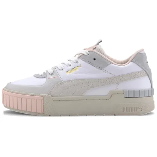 Puma Cali Sport Skateboarding Shoes Women's Low-top Grey/white