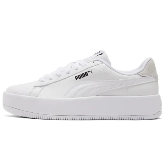 Puma Women's Lily Platform Leather 'White'