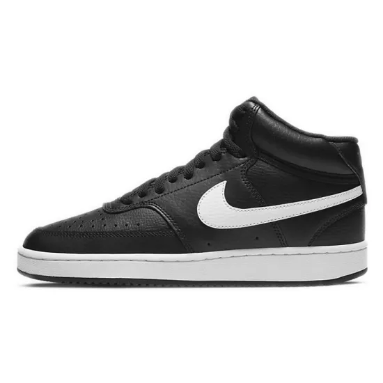 Nike Court Vision Mid Black White Women's