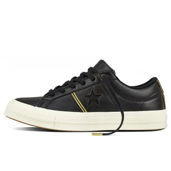 Converse One Star Ox Shoes 'Black/White' Leather