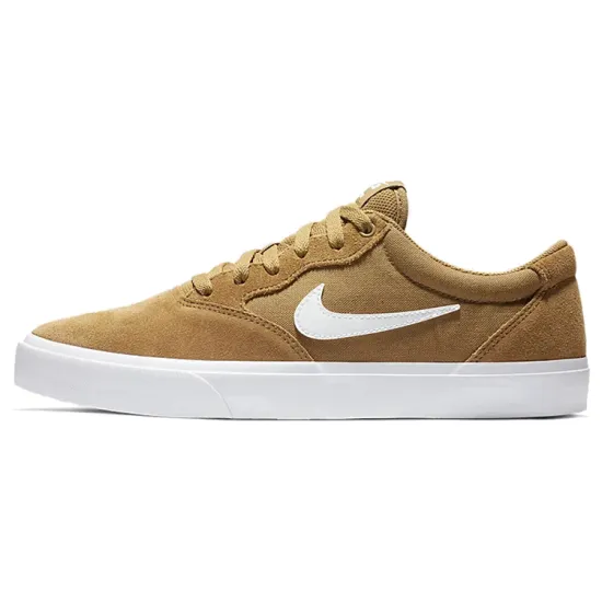 Nike SB Chron Skateboarding Shoes Unisex Low-top Sprouts Gold/shoots Gold/black/white