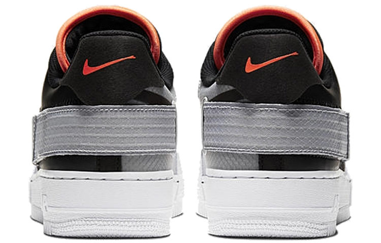 Nike Air Force 1 Low Unisex Skate shoes black/orange - 4