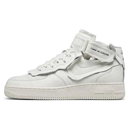 Nike Air Force 1 Mid Comme Des Garcons White