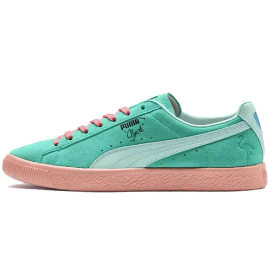 Puma Clyde OG Skateboarding Shoes Unisex Low-top Green