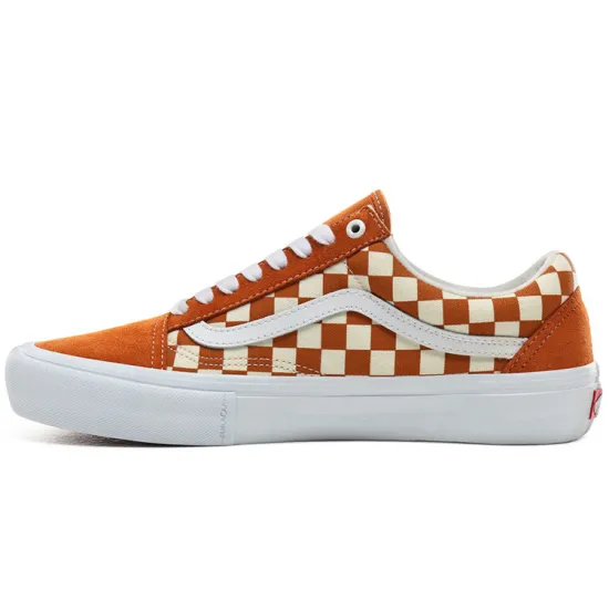 Vans Old Skool Pro 'Golden Oak Checkerboard'