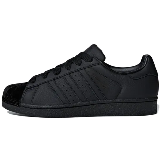 Adidas Originals Superstar Series Skateboarding Shoes Women's Low-top Black