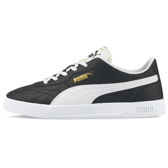 PUMA Club Skateboarding Shoes Unisex Low-top Black/white