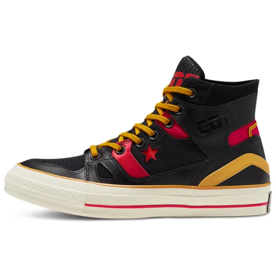 Converse 1970s Skateboarding Shoes Unisex High-top Black/yellow/red