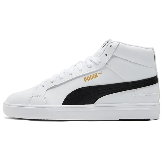 Puma Serve Pro Lite Skateboarding Shoes Unisex Mid-top White
