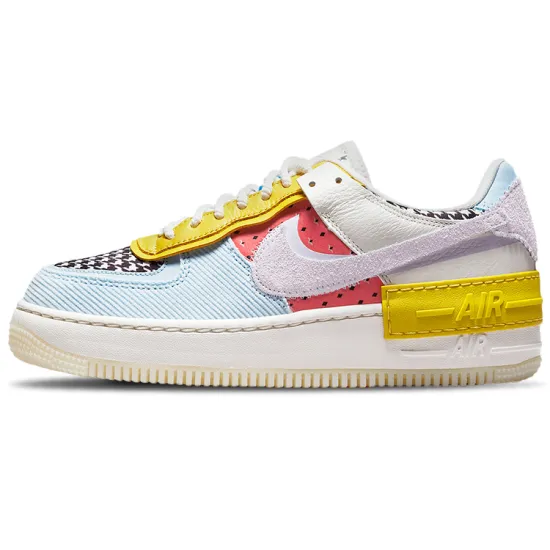 Nike Air Force 1 Low Shadow Multi Print Houndstooth Women's