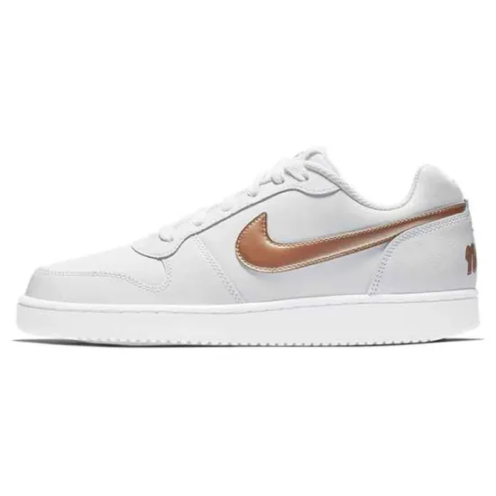 Nike Ebernon Low White/Gold Women's