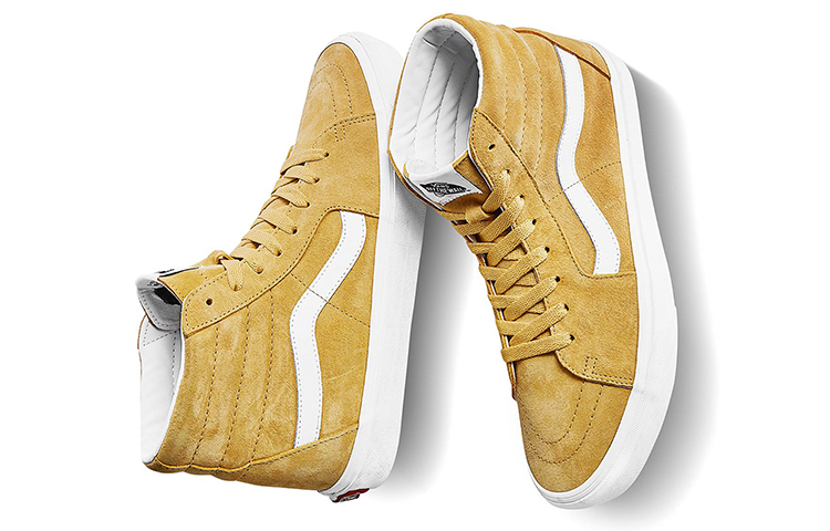 Кеды Vans SK8 (коричневыйжелтый / белый) — Коричневыйжёлтый / белый — фото 5