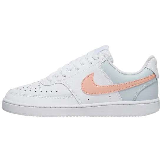 Nike Court Vision 1 Skateboarding Shoes Women's Low-top White/Pink