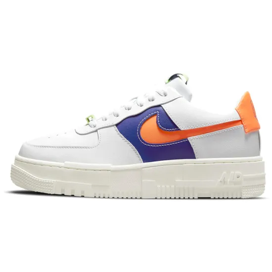 Nike Air Force 1 Low Pixel White Concord Crimson Women's