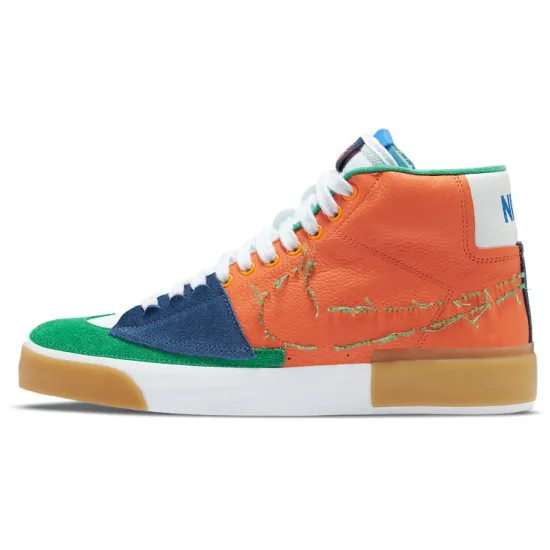 Nike SB Zoom Blazer Mid Edge Safety Orange University Gold