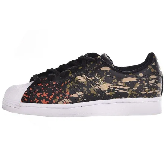 Adidas Originals Superstar Splashes Splatter And Drips Black