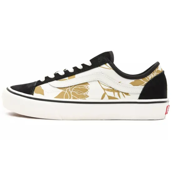 Vans Island Floral Style 36 Decon Sf 'Black White Brown'