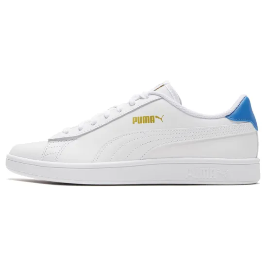 PUMA Smash V2 Skateboarding Shoes Unisex Low-top White/Blue