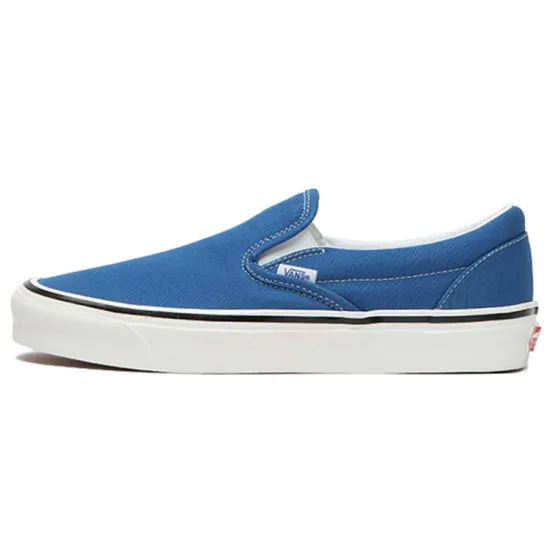 Vans Slip-on Skateboarding Shoes Unisex Low-top Blue