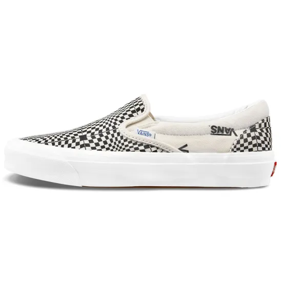 Vans Slip-On Optical Check Black