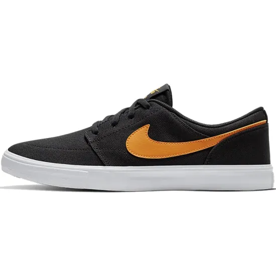 Nike Sb Portmore Ii Solar Cnvs 'Black Yellow'
