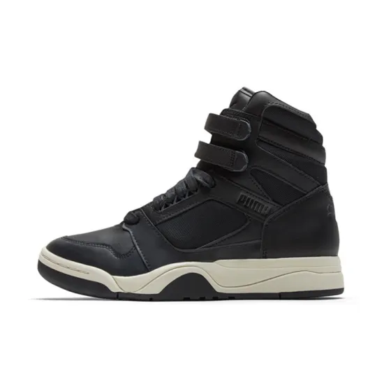 Puma Palace Guard Skateboarding Shoes Unisex High-top Black/white