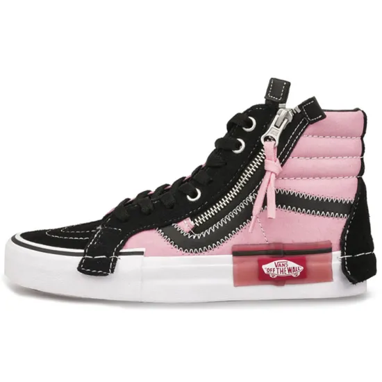 Vans SK8 Skateboarding Shoes Unisex High-top Pink