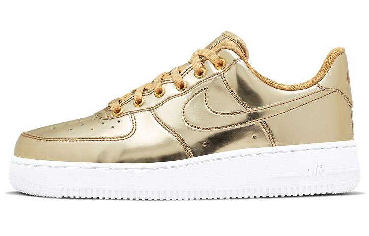 Nike Air Force 1 Low Female Skate Shoes Liquid Metal