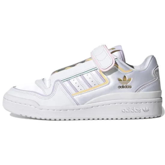 Adidas Forum Plus White Pink Purple Women's