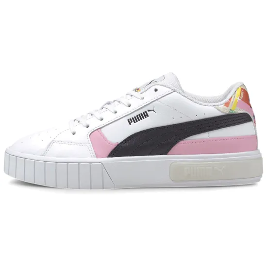 Puma Cali Star Skateboarding Shoes Women's Low-top Black/White/Pink