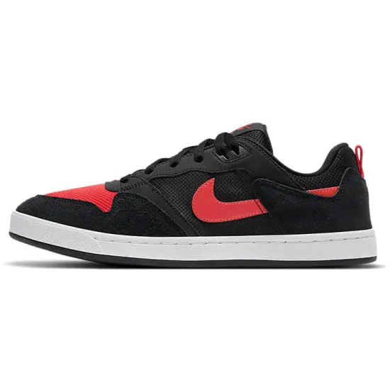 Nike SB Alleyoop Skateboarding Shoes Men Low-top Black/Red