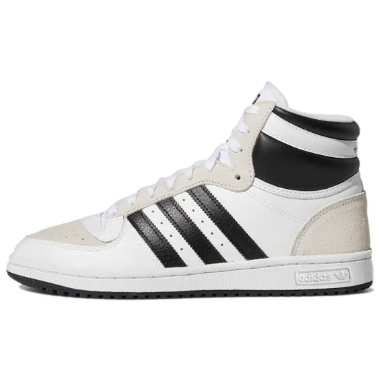Adidas Originals Top Ten Hi White Black Taupe