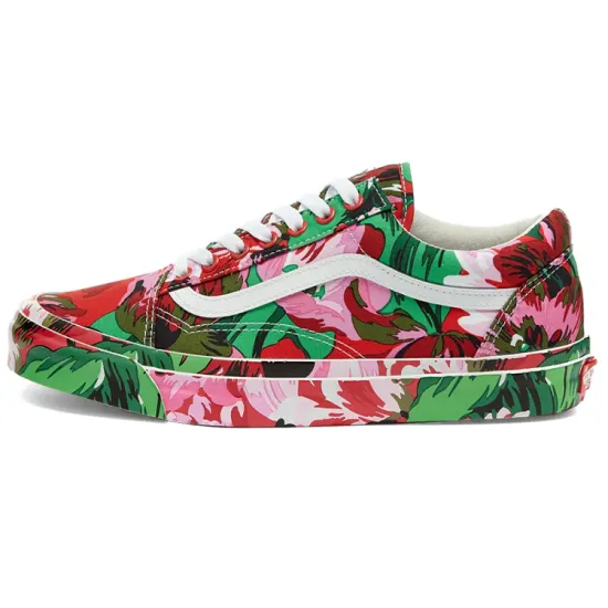 Vans Old Skool KENZO Floral Red White