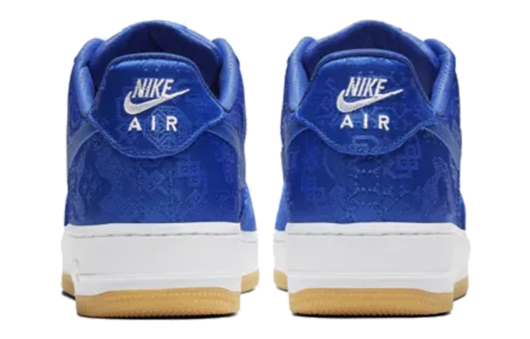 CLOT x Air Force 1 PRM 'Royal Silk'Blue/White/Yellow - 5