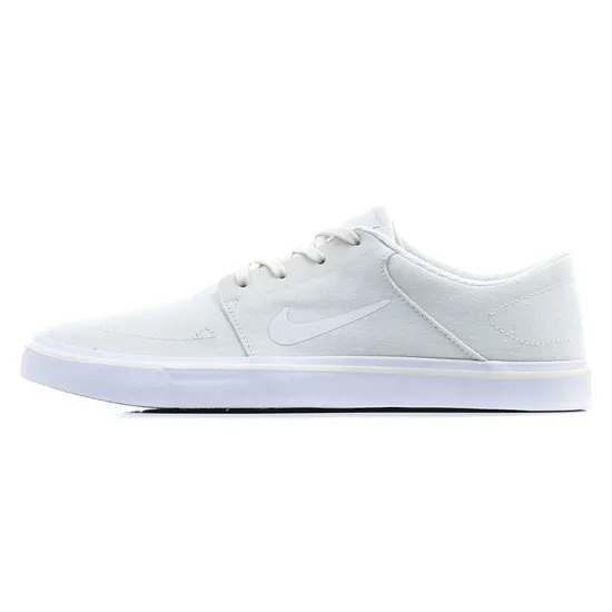 Nike SB Portmore Skateboarding Shoes Women's Low-top White