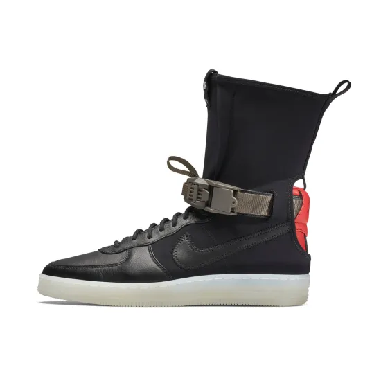Nike Air Force 1 Downtown Acronym Black Crimson