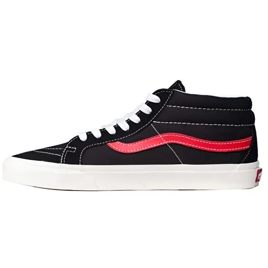 Vans SK8 Mid Black Red 'Black Red'