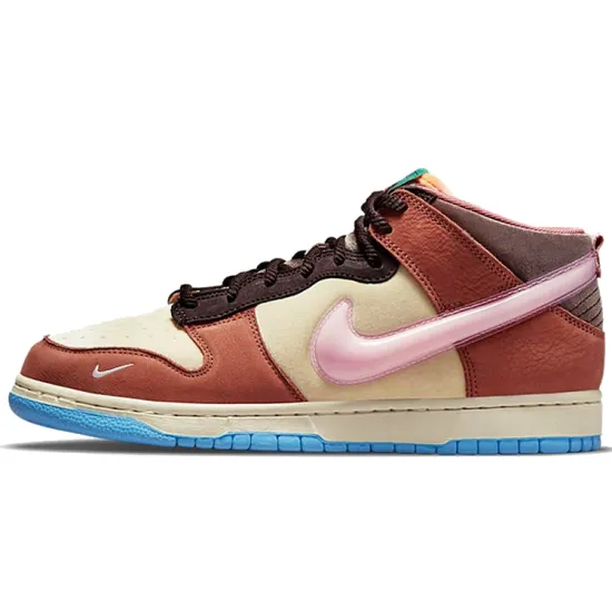 Nike Dunk Mid Social Status Free Lunch Chocolate Milk
