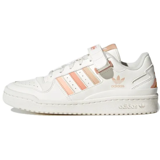Adidas Forum Low White Light Brown Dark Brown Women's