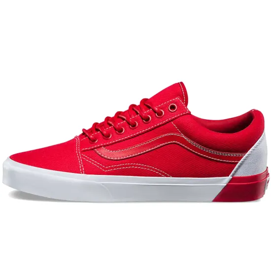 Vans Old Skool Skateboarding Shoes Unisex Low-top Red