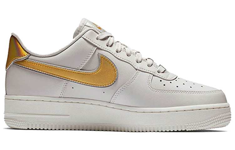 Nike Air Force 1 Low Metallic Platinum Metallic Gold (W) Vast Grey/Metallic Gold/Summit White - 2
