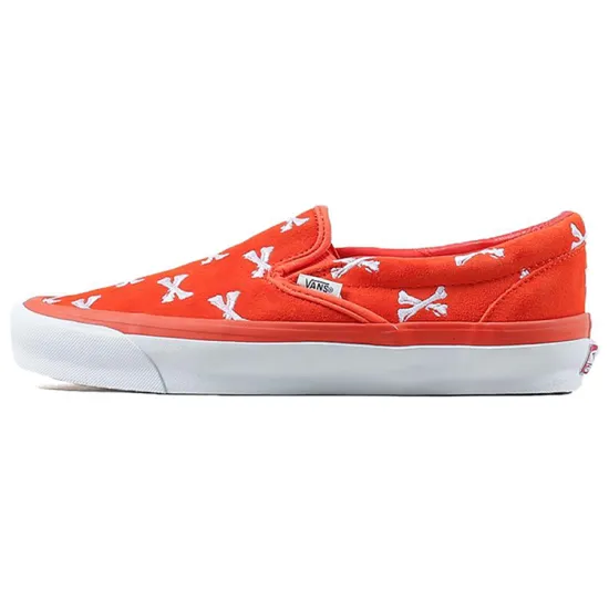 Wtaps X Vans Vault Skateboarding Shoes Unisex Low-top Orange
