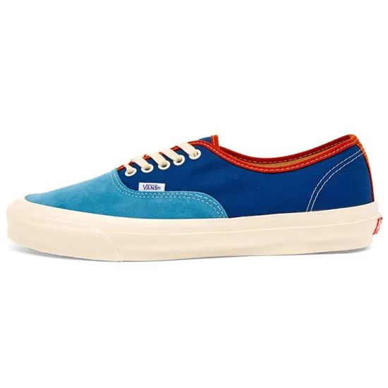 Vans Authentic Skateboarding Shoes Unisex Low-top Blue/Brown