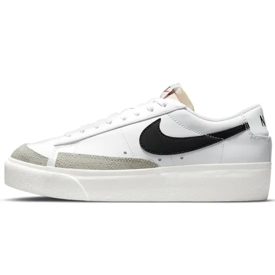 Nike Blazer Low Platform White Black Women's