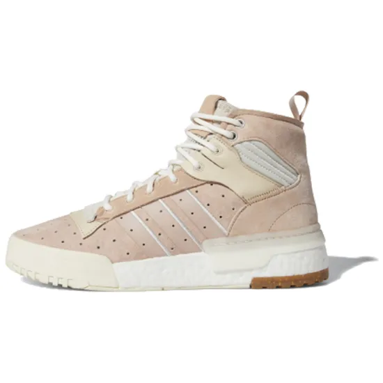 Adidas Originals Rivalry Skateboard Shoes Unisex High-top Brown/Pink